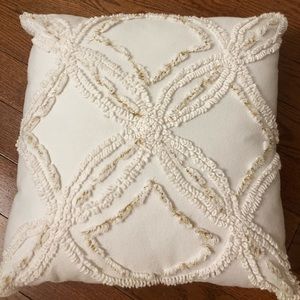 White Throw Pillow